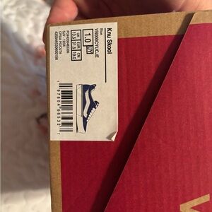 Vans Kids Blue and White Low-Top Sneakers